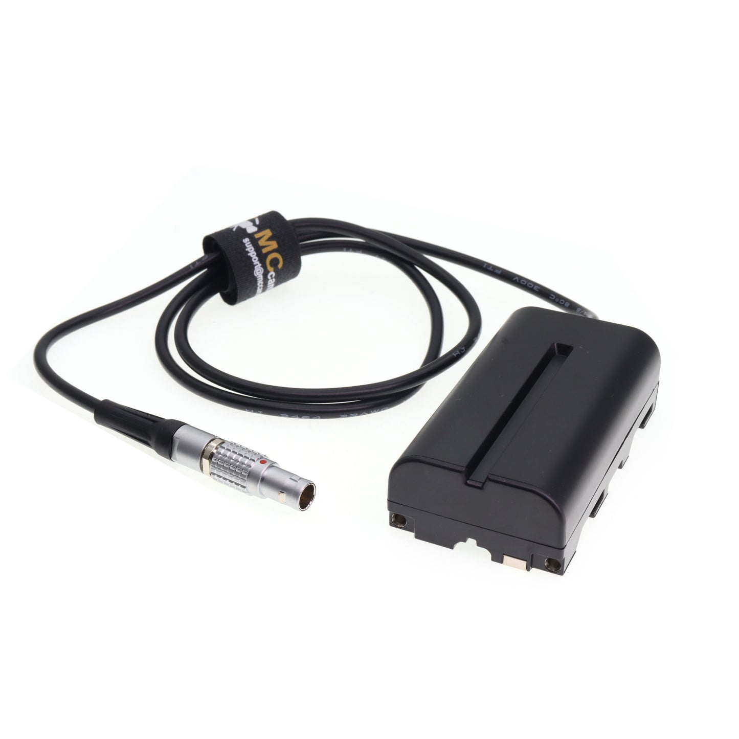 Right Angle FHG 0B 2pin to NP-F Dummy Battery DC Coupler For SONY NP-F550 NP-F960 NPF970 NP-F570