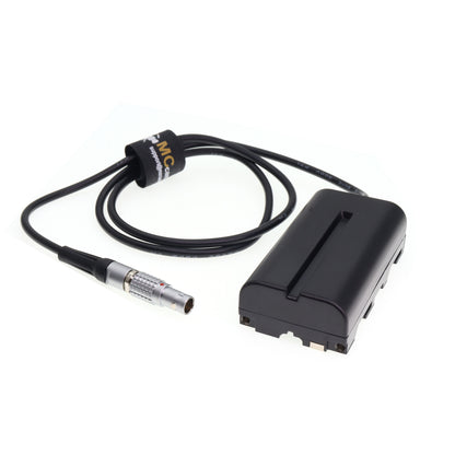 Right Angle FHG 0B 2pin to NP-F Dummy Battery DC Coupler For SONY NP-F550 NP-F960 NPF970 NP-F570