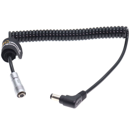 5 Pin Female to DC Power Coiled Cable for Portkeys LH5H/LH5P Monitor