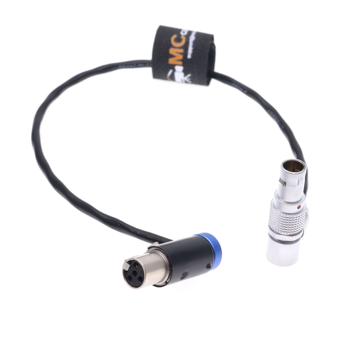 Tvlogic 055/056/058 Power Cable, Rotatable 0B 2pin Male Connector to Ta4f 4pin Female Cable 12V