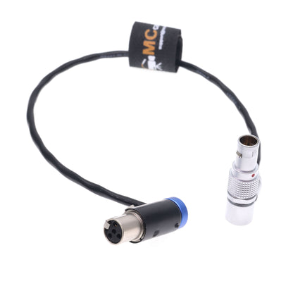Tvlogic 055/056/058 Power Cable, Rotatable 0B 2pin Male Connector to Ta4f 4pin Female Cable 12V