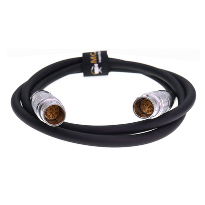 Power Cable FGG 2B 10 Pin to FGJ 2B 10 Pin for DJI Ronin 2 Dual TB50 Battery Mount Cord 1m