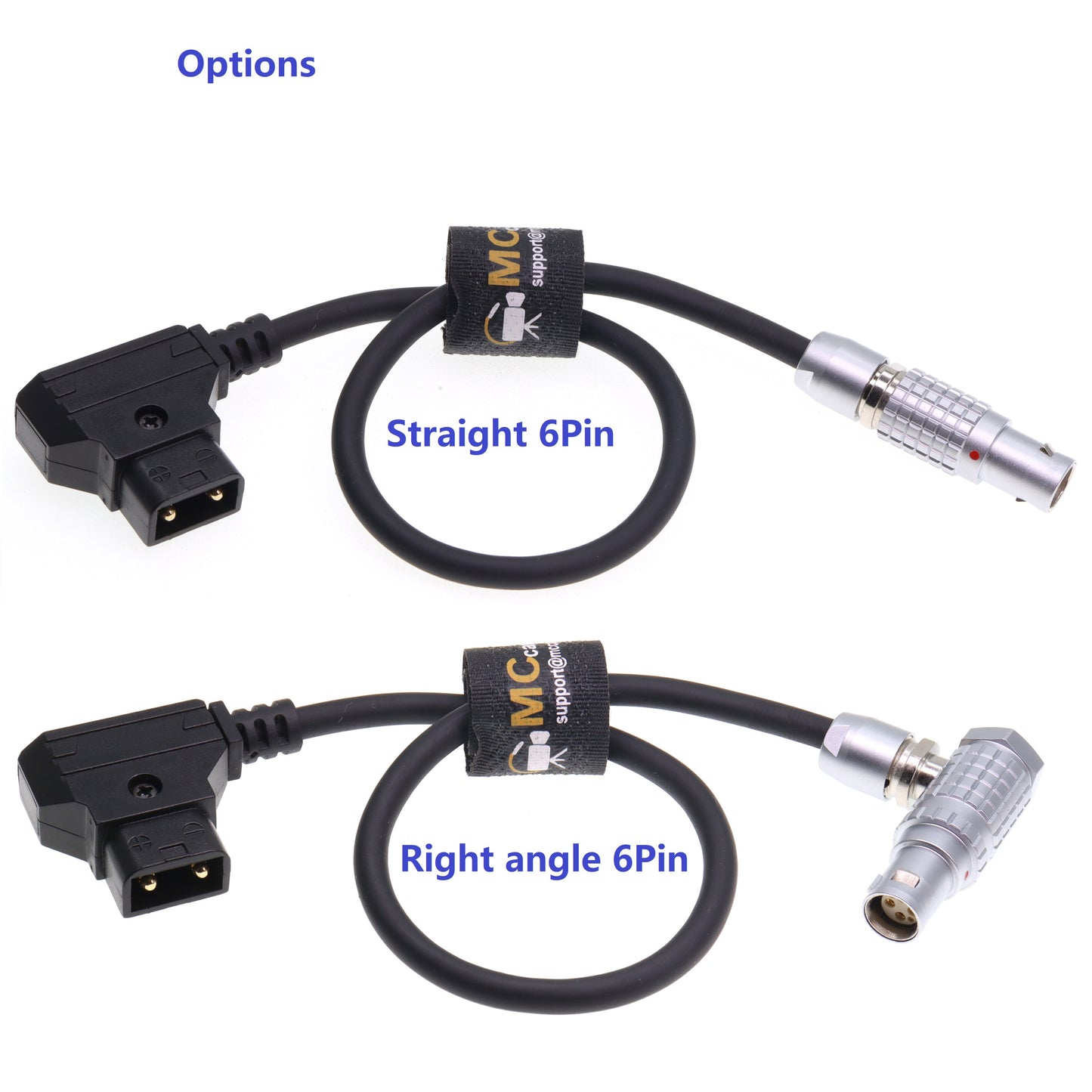 Power Cable for Ronin 2 Gimbal to RED Komodo-X V-Raptor Scarlet Epic Dragon-X DSMC2 DSMC3, 6 Pin Male to Right Angle Female