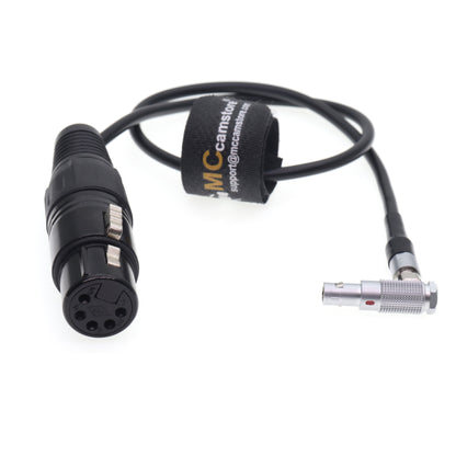 FHG 00B 5 Pin Male Plug To XLR 5pin Female Connector for ARRI ALEXA Mini, RED KOMODO -X Camera Audio Cable
