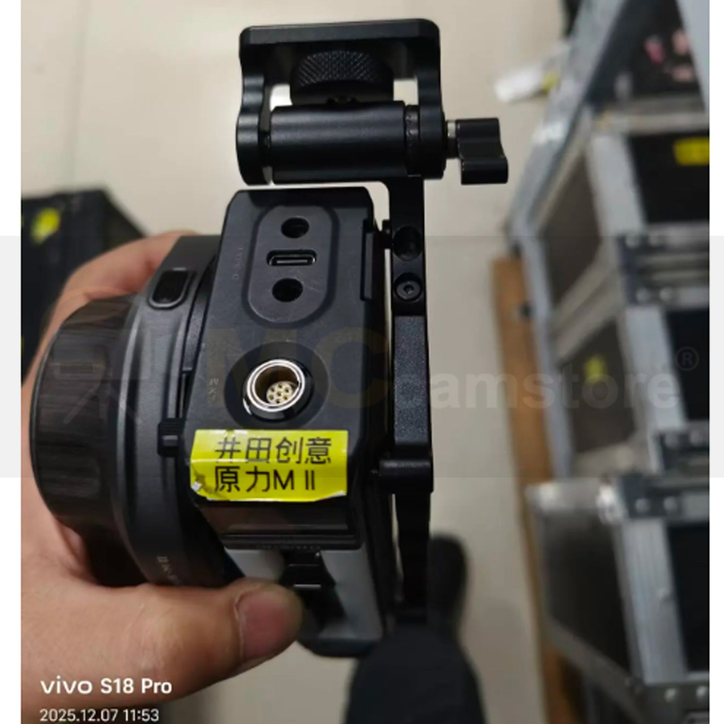 Monitor Mounting Bracket for Nucleus-M II with Quick-Release Back Plate, Anti-Twist 1/4"-20 Monitor Mount and 1/4" & 3/8" Accessory Threads for Tilta Nucleus-M II FIZ Hand Unit