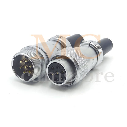 WEIPU WS20 Aviation Connector, 2 3 4 5 6 7 8 9 12 15pin Industrial Electrical Power Cable Plug Socket