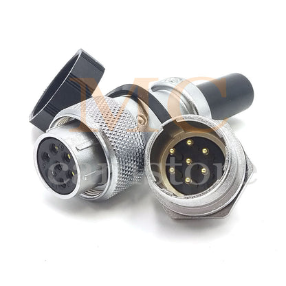 WEIPU WS20 Aviation Connector, 2 3 4 5 6 7 8 9 12 15pin Industrial Electrical Power Cable Plug Socket