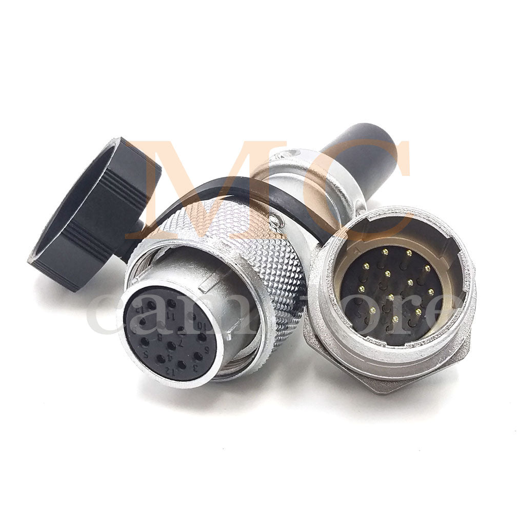 WEIPU WS20 Aviation Connector, 2 3 4 5 6 7 8 9 12 15pin Industrial Electrical Power Cable Plug Socket