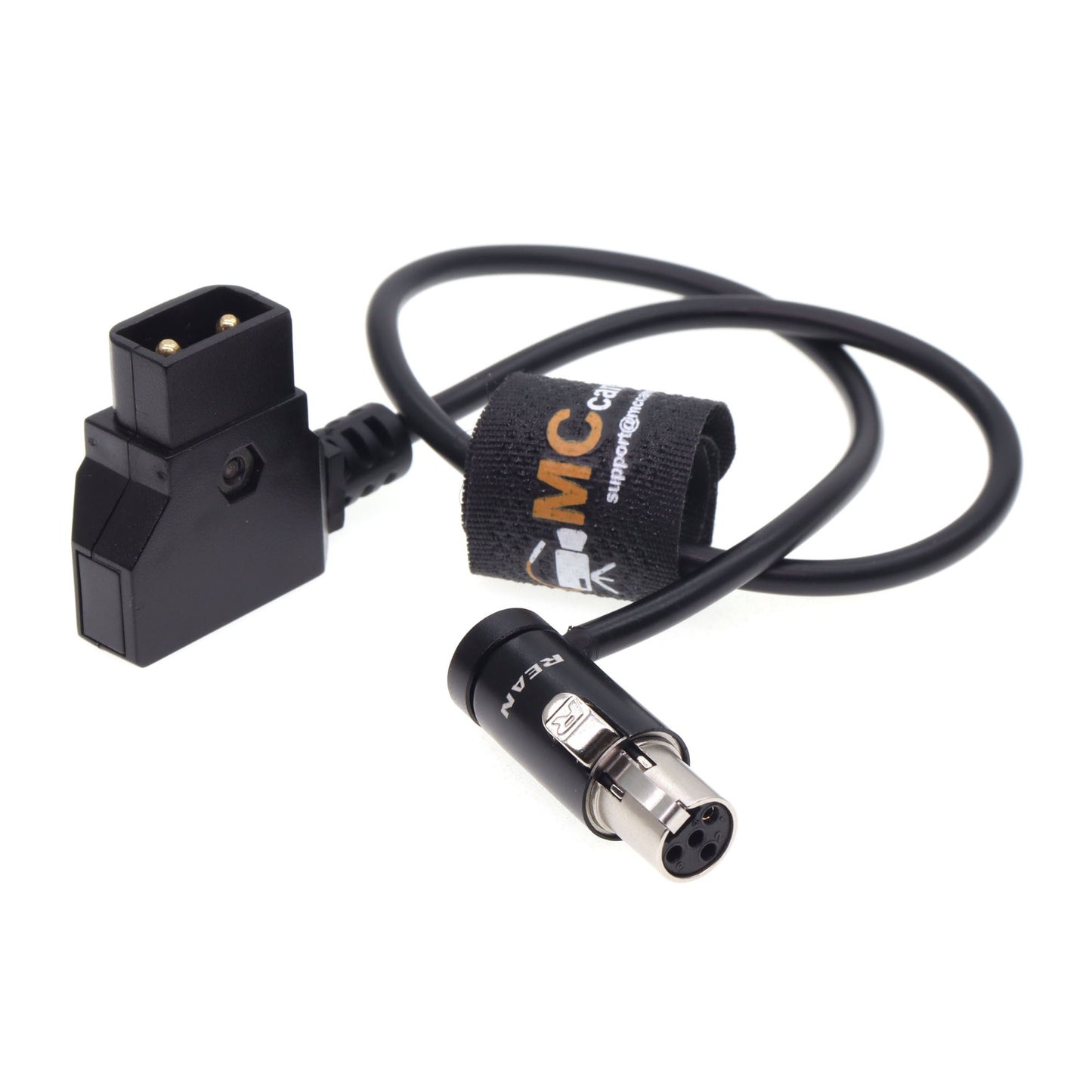 Sound Devices 833 Power Cable, D-TAP To Low Profile TA4F 4-Pin Female Plug for  Scorpio Power Cord