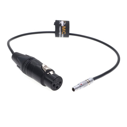 00B 5pin to XLR 3 Pin Female for Shure Mixer Microphone Audio Cable for Z CAM E2 for ARRI ALEXA Mini