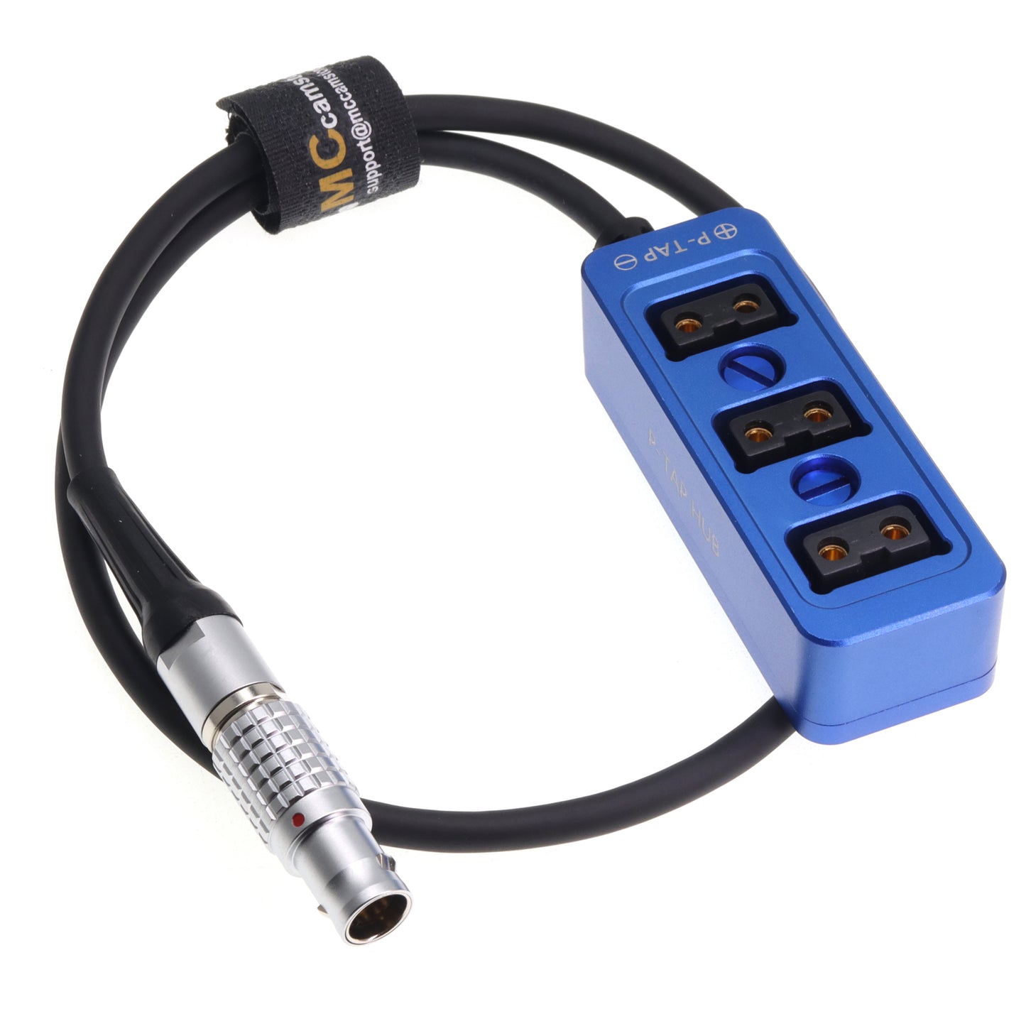1B 6 Pin 4+2 Power Splitter Cable for DJI Ronin 2 Gimbal Stabilizer to 3 Port D-Tap Female Power Splitter for Monitor Camera