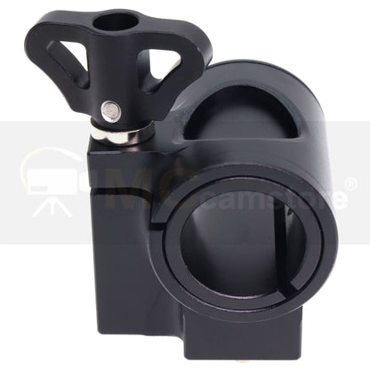Camera Single Rod Clamp, 15-19mm Tube Clip with 3/8 Screw for ARRI RMB-8 Accessories Motor Rod Mounting Bracket with Elastic Positioning Pin