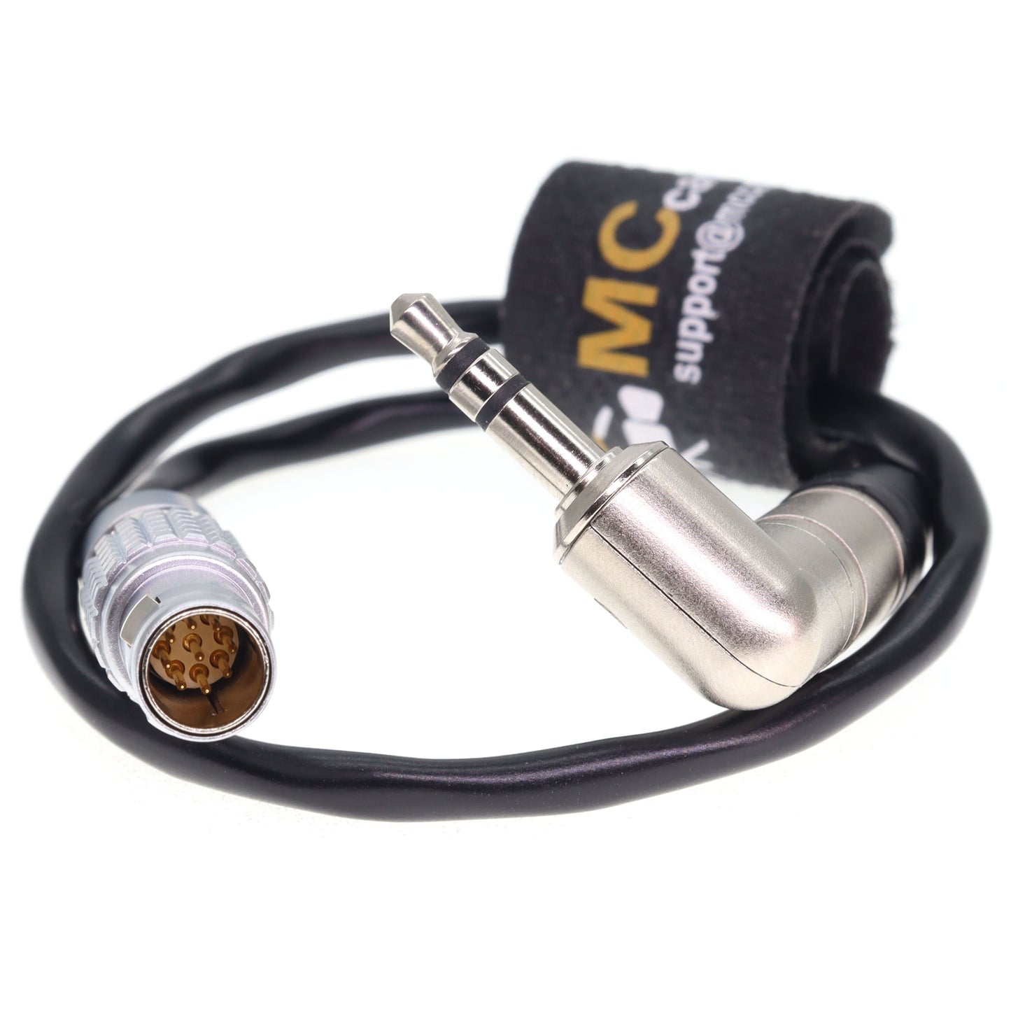 Timecode-Cable for Red Komodo Tentacle Sync 3.5mm TRS Right-Angle to EXT 9-Pin Male