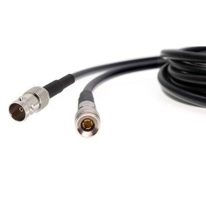 DIN1.0/2.3 MINI BNC to BNC Female HD SDI Cable for Blackmagic HyperDeck Shuttle 3G Video Recorder Camera Assist Monitor Line