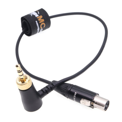 Audio Cable for Sennheiser EK 2000 for Sound Devices 633 688 TA3F Mini XLR 3 Pin Female to Locking 3.5mm TRS
