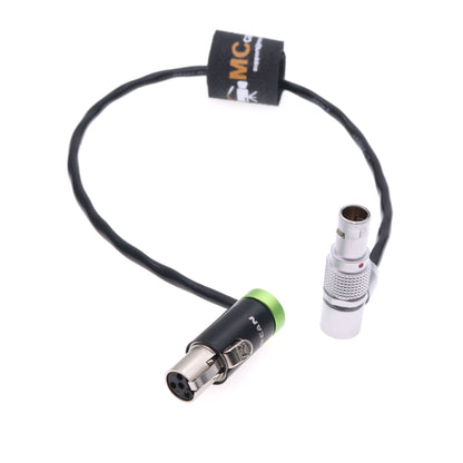 Tvlogic 055/056/058 Power Cable, Rotatable 0B 2pin Male Connector to Ta4f 4pin Female Cable 12V