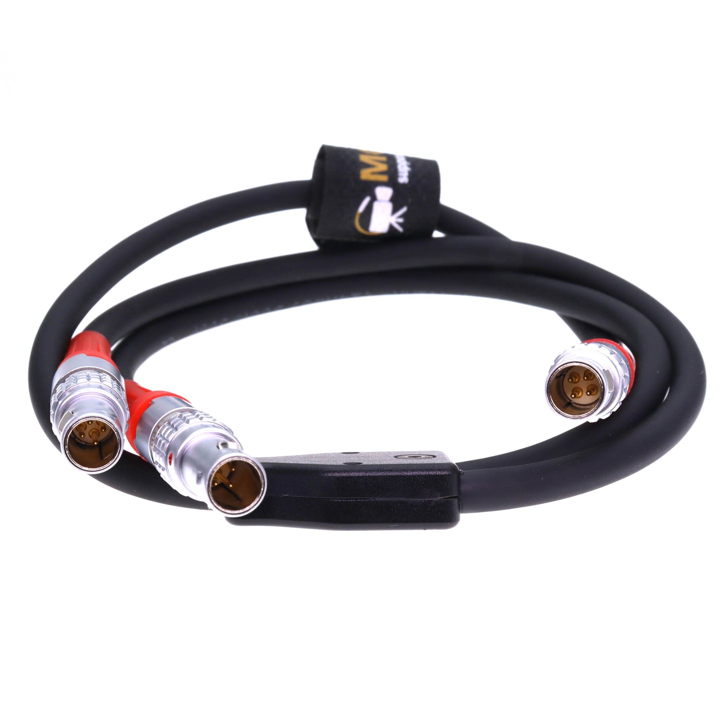Dual-Motor-Cable for Arri LBUS FIZ MDR Focus 4 Pin Male to Dual 4Pin Male Motor Cable