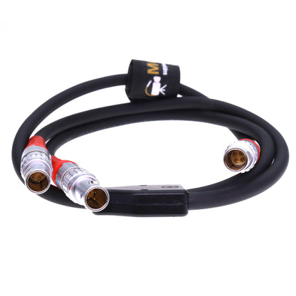 Dual-Motor-Cable for Arri LBUS FIZ MDR Focus 4 Pin Male to Dual 4Pin Male Motor Cable