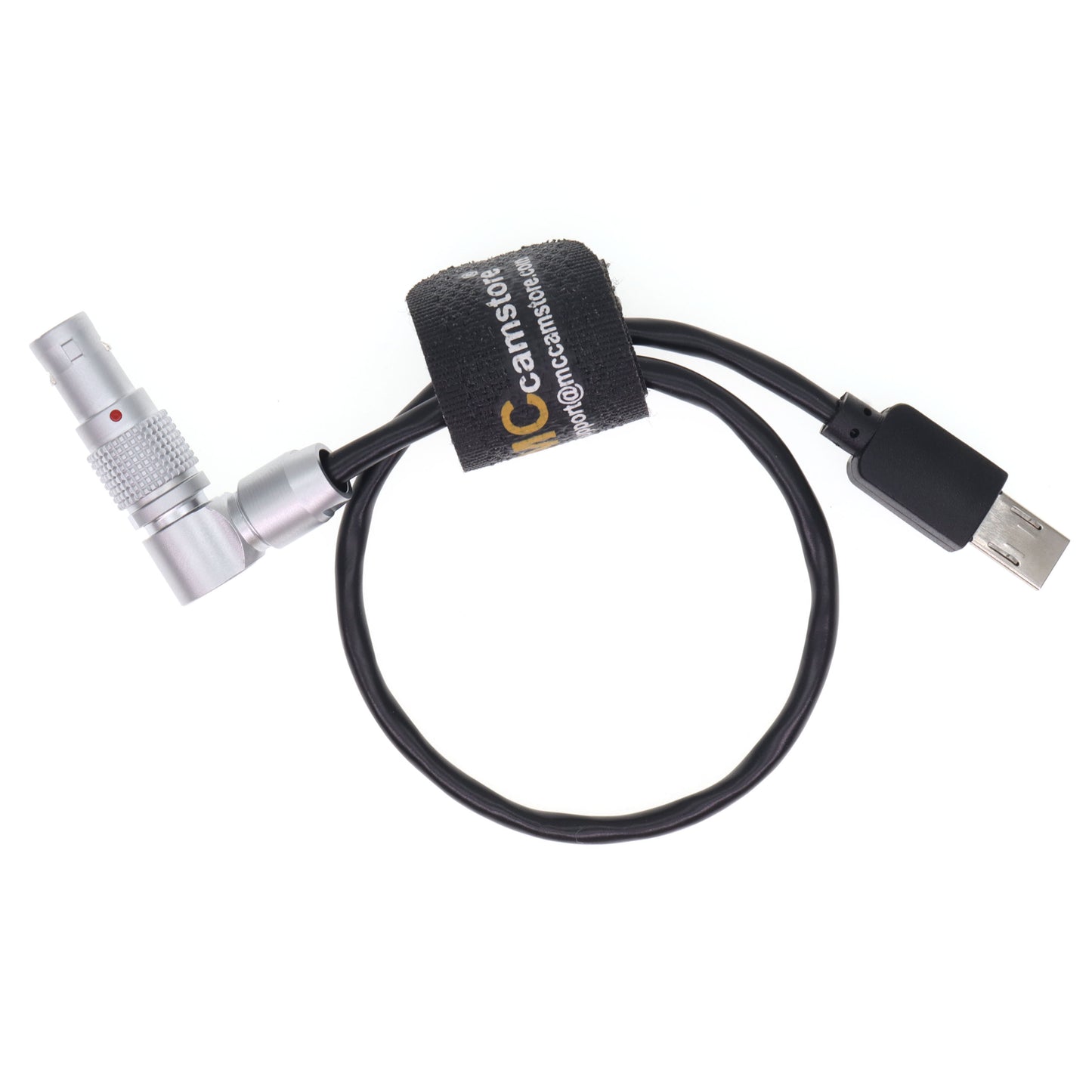 Timecode Cable Rotatable 5Pin for Ambient Recording to Micro-USB for Sony FX3 and FX30 A7M3, A7M4, A7S2, A7S3, A7R3, A7R4, A7R5 Camera