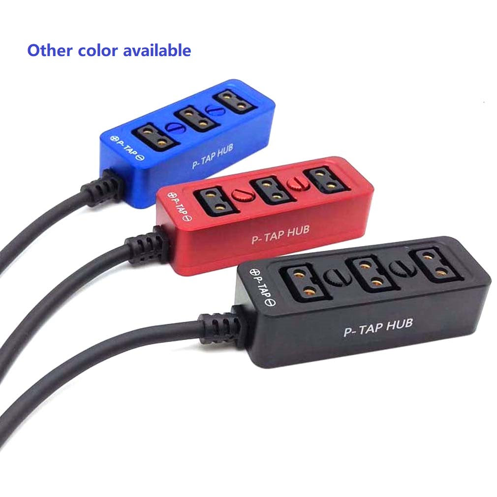 1B 6 Pin 4+2 Power Splitter Cable for DJI Ronin 2 Gimbal Stabilizer to 3 Port D-Tap Female Power Splitter for Monitor Camera