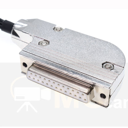DB25 to Dual XLR 3pin Male DC Female Audio Output Cable for Sennheiser/Sony LTD Receiver