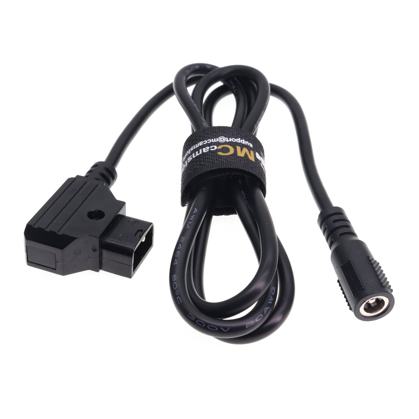 D-tap to DC Cable, Power Tap DTap BTap Plug to DC 5.5 * 2.5mm Female Plugs for Lights Lamps Monitors Cameras and DSLR More Camcorder Devices