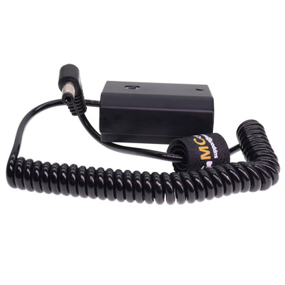 Power Cable DC Barrel to NP-FZ100 Dummy Battery Replaces NP-FZ100 Battery for Sony A1, A7C, A7III, A7RIII, A7SIII, A9 Camera