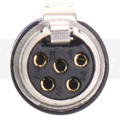 Low Profile TA5F To Double TA3F 5pin Female To 3pin Female Mini XLR Y-splitter Audio Cable for The Wisycom Receiver