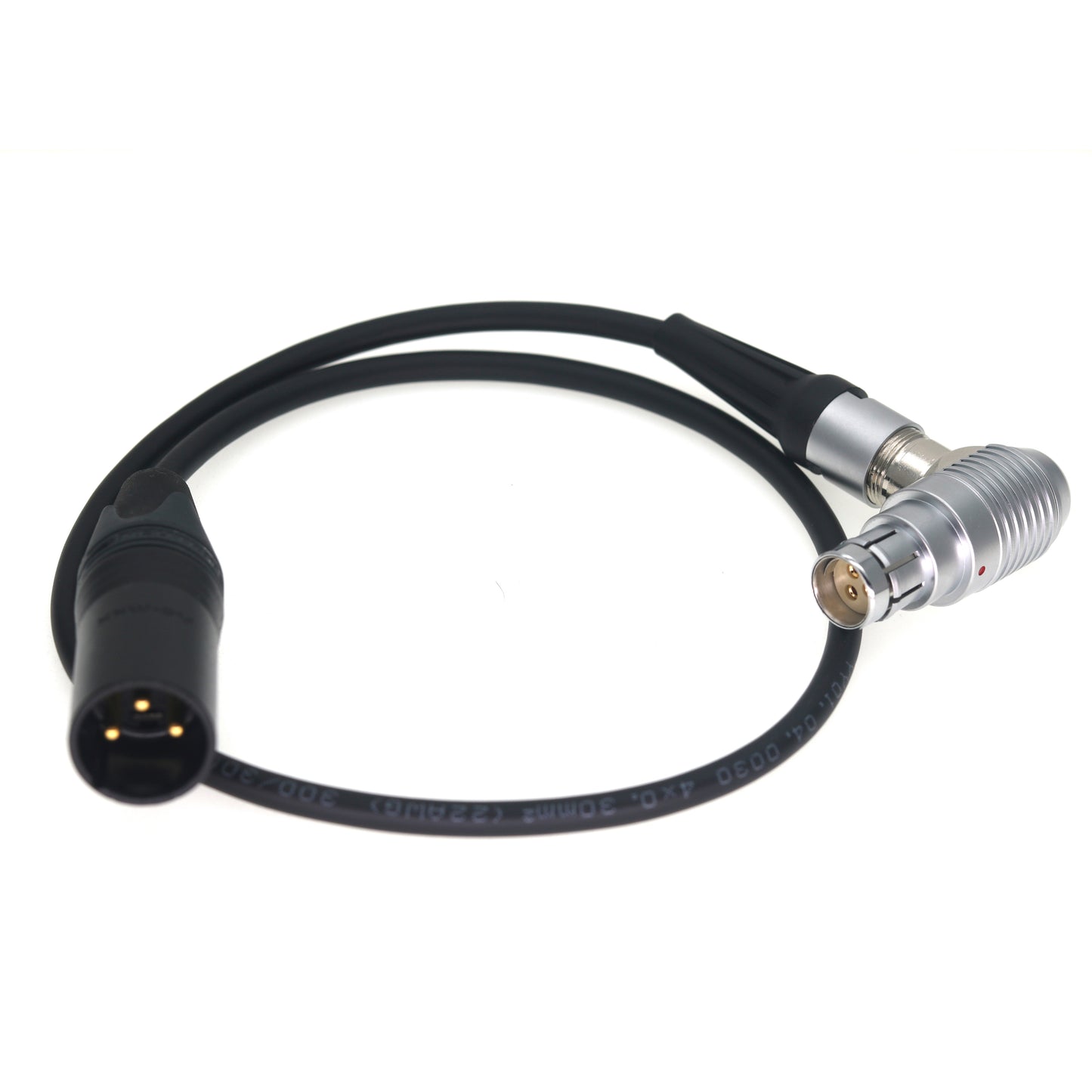 XLR 3 Pin Male to FI 3 Pin Female Power Cable for Phantom VEO High Speed Camera BATTERY BACK UP DC INPUT 20 - 28V DC