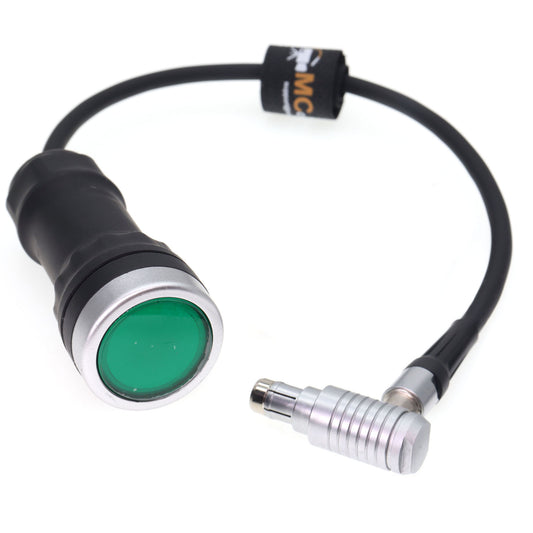 Remote Boot Conversion Line for ARRI Alexa Mini Camera Switch Line, Angle RS 3 Pin Male to On/off Botton Run Stop Cable