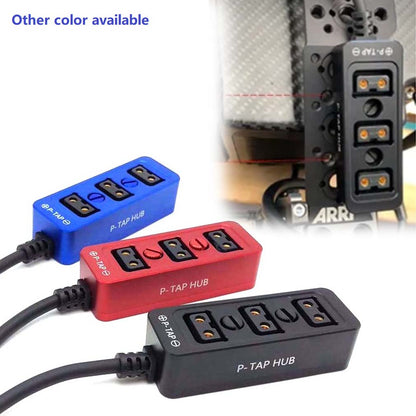 Ronin 2 1B 6 Pin 4+2 to 3 Port D-Tap Female Power Splitter Cable for DJI Ronin 2 Gimbal Stabilizer to Monitors Recorders Camera Power Cable