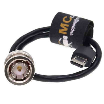 Timecode Cable for Sony FX3 FX30 A7S3 A1 Camera, BNC to Micro USB Time Code Sync for Zaxcom Zoom F8 F8N
