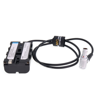 Right Angle FHG 0B 2pin to NP-F Dummy Battery DC Coupler For SONY NP-F550 NP-F960 NPF970 NP-F570