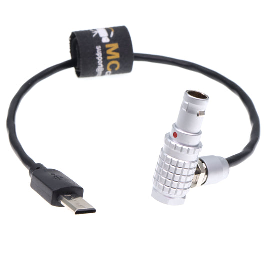 Timecode Cable 5Pin for Ambient Recording to Micro-USB for Sony FX3 and FX30 A7M3, A7M4, A7S2, A7S3, A7R3, A7R4, A7R5 Camera