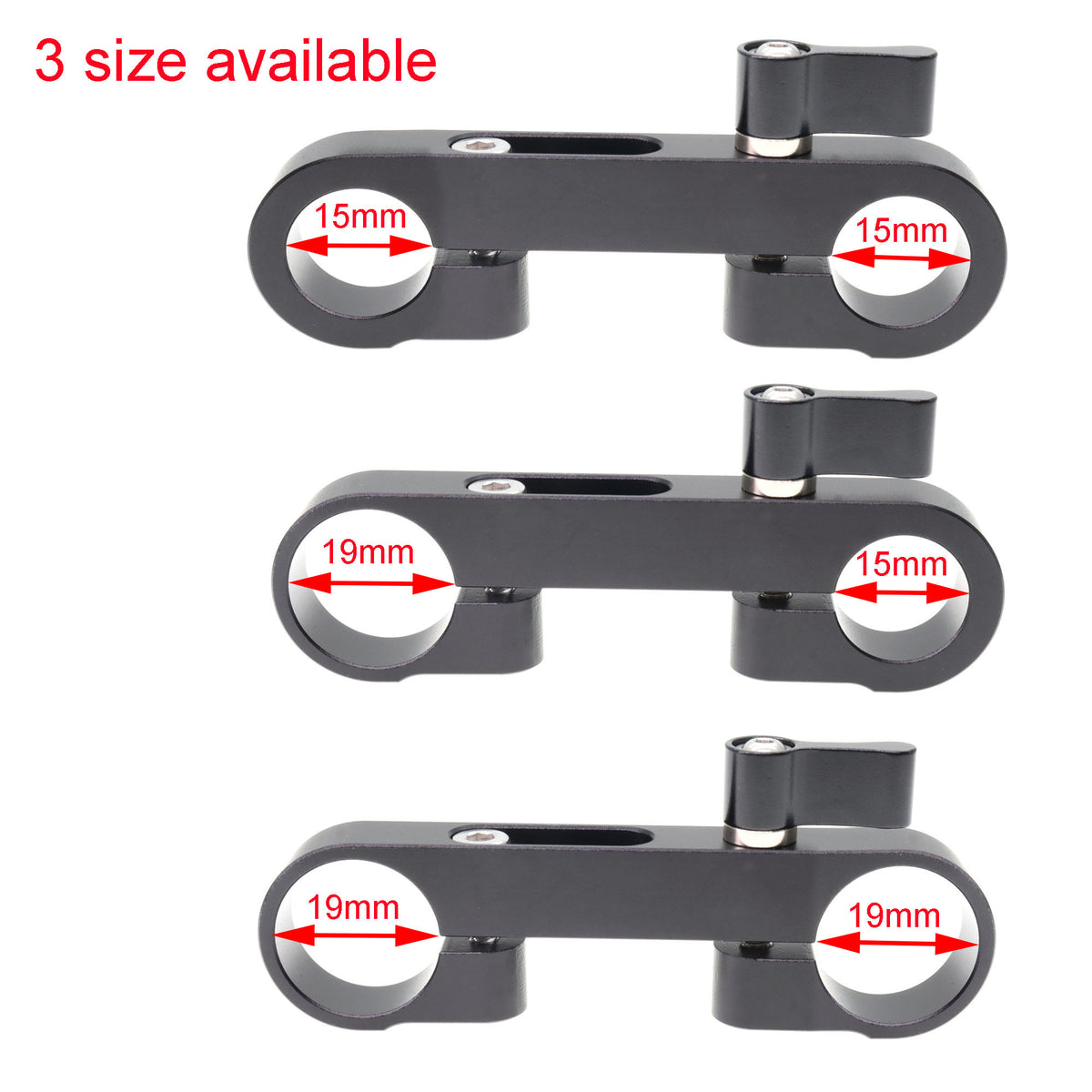 Wireless Focus Motor Bracket 15mm/19mm X50 Motor Offset Dogbone 15-15mm/ 15-19mm/ 19-19mm Accessory Mount 3 choices optional