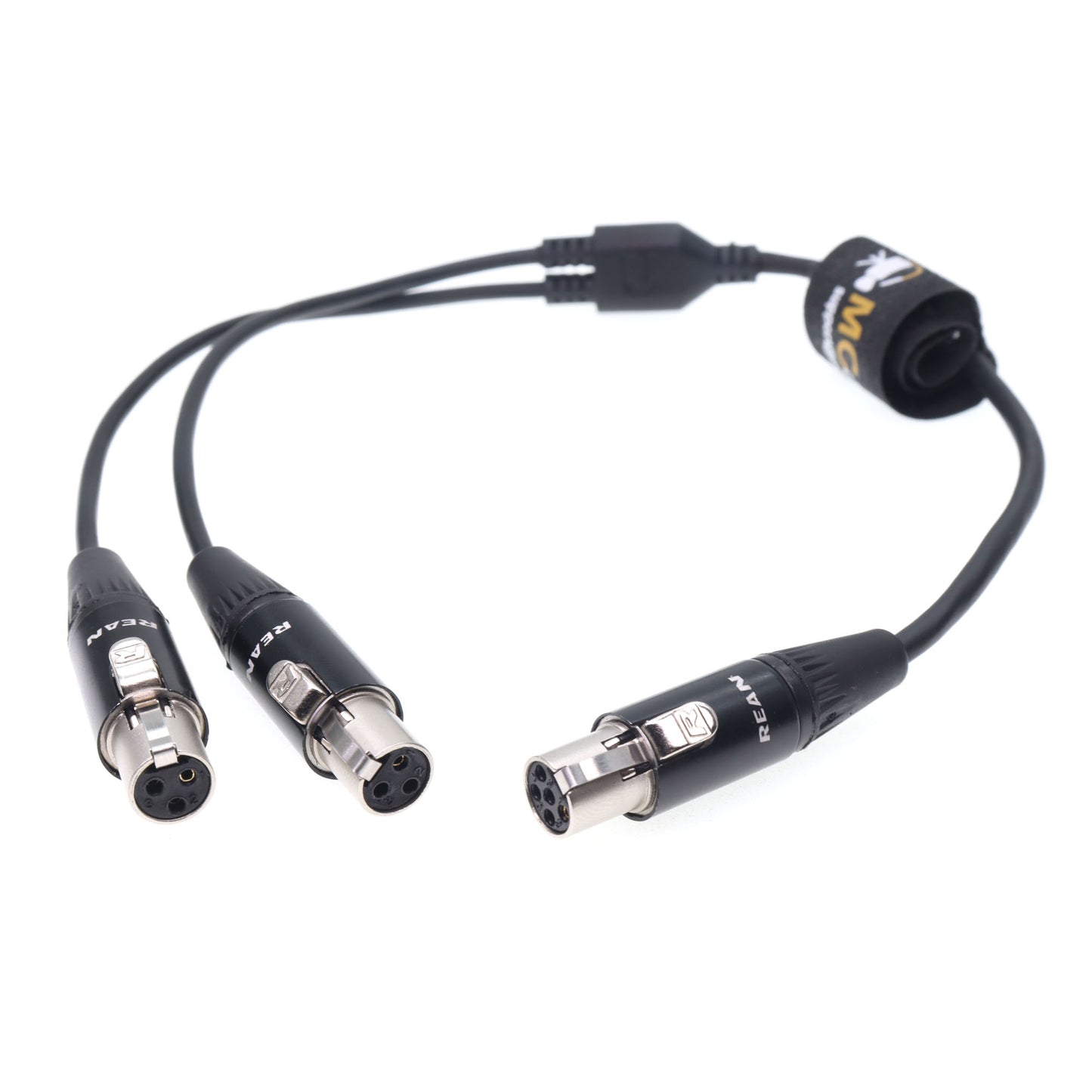 TA5F 5pin Female To Double TA3F 3pin Mini XLR Connectors for The Wisycom Receiver