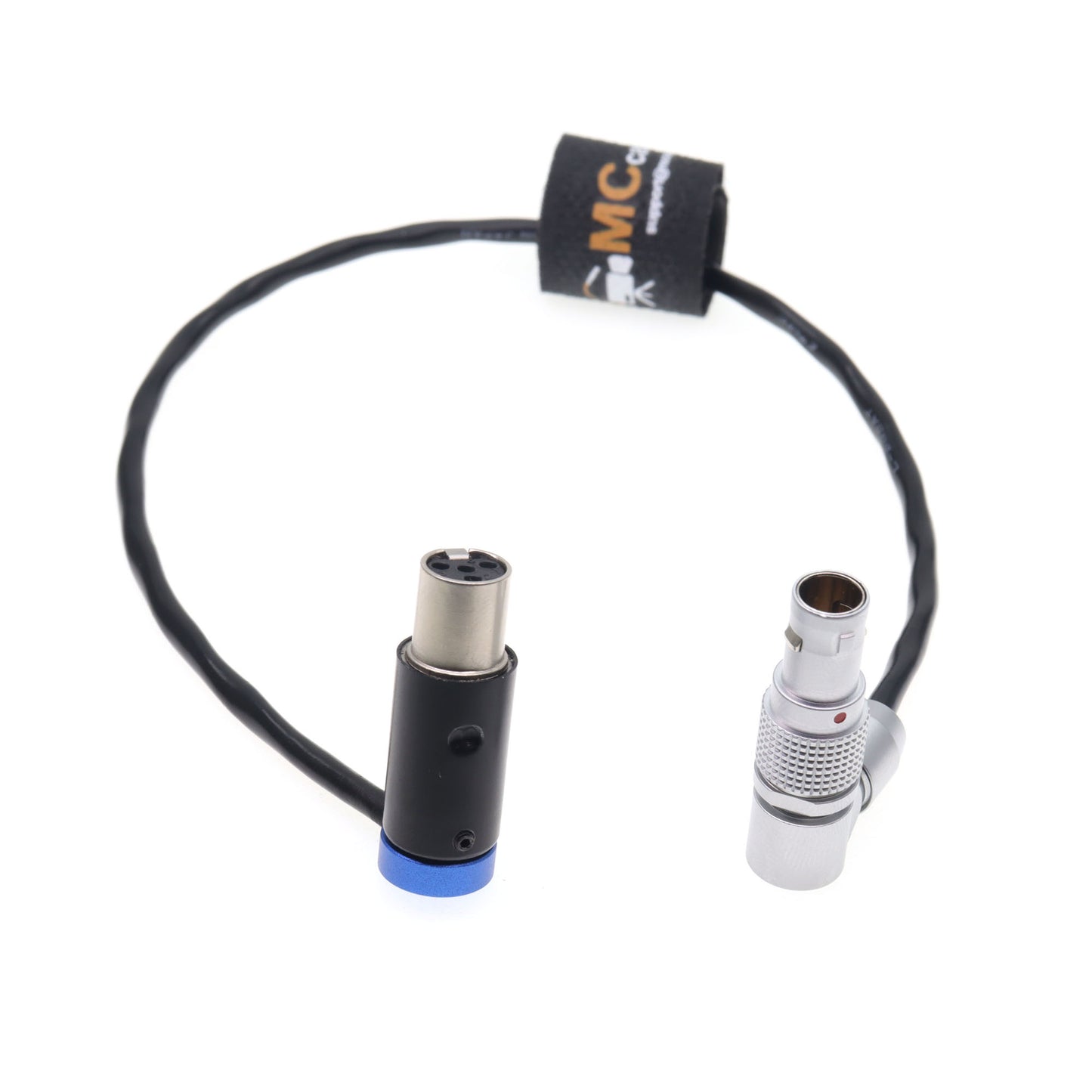 Tvlogic 055/056/058 Power Cable, Rotatable 0B 2pin Male Connector to Ta4f 4pin Female Cable 12V