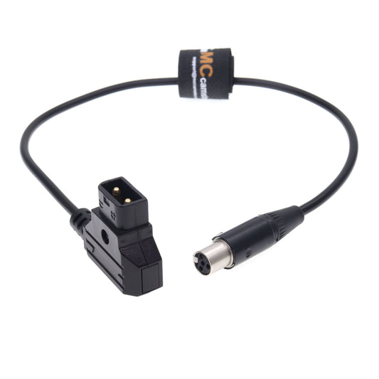 D-TAP To TA4F 4-Pin Plug for Sound Devices 833 / Scorpio Power Cable
