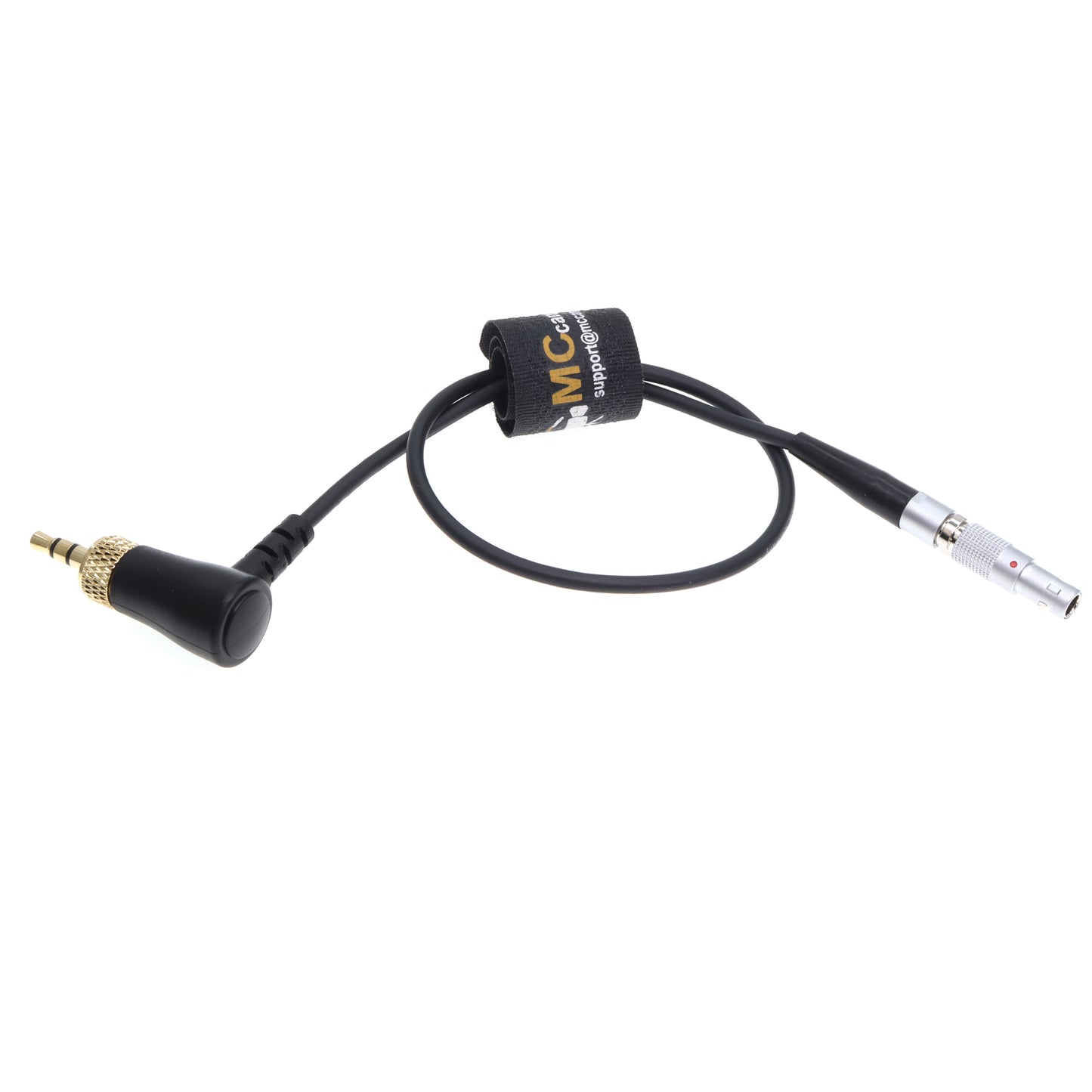 Timecode Cable for Deity TC-1 Locking 3.5mm TRS to Straight 00B 4 Pin Male for RED DSMC2 Series