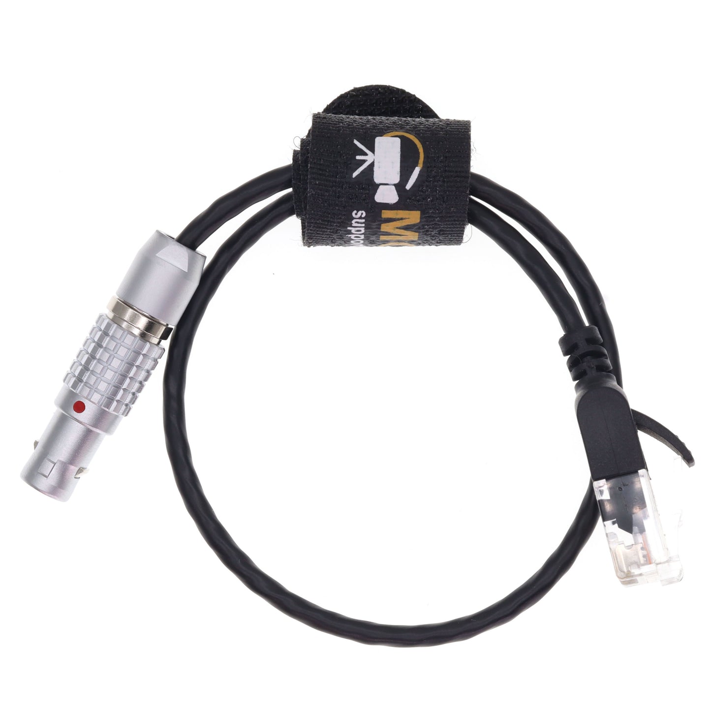 RED Camera Gig-E DSMC EXT 9-pin TO Cat5e Ethernet RJ45 Connector for Data Transmission Through Teradek COLR