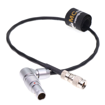 DIN 1.0/2.3 to Rotatable 0B 5 Pin Timecode Cable for Ultrasync One for Sound Devices 633 Time Code Sync