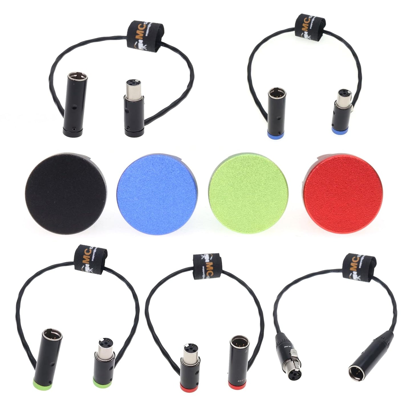 TA4F to TA4M 4pin Male to Female Audio Extension Cable for Shure Microphone Adapter Connector