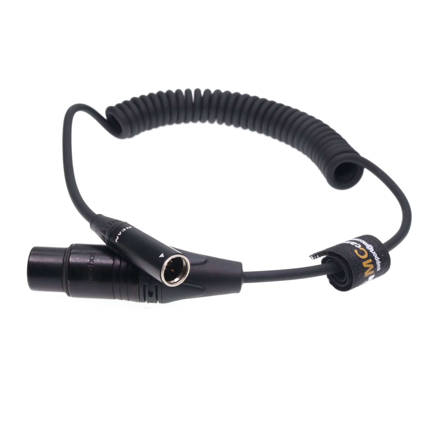 TA3M Mini XLR 3pin to XLR 3 Pin Female Coiled Cable for Blackmagic Pocket Cinema Camera for BMPCC4K/6K Ultrasoft