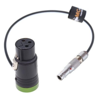 FGB 3 Pin To XLR 3 Pin Female, for Zaxcom TRX900 ZAXCOM ZFR300,ZFR400 Audio Line