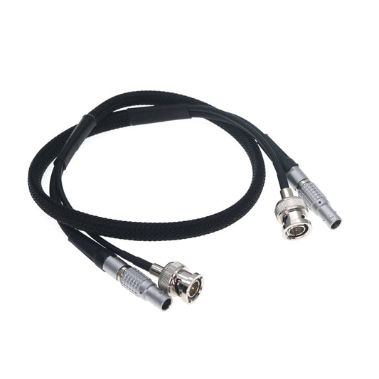 2 in 1 cable, ARRI Alexa /RED/ SONY Camera 0B 2pin Male to 2pin Male Teradek power cable with 3G SDI HD Pigtail Video Cable