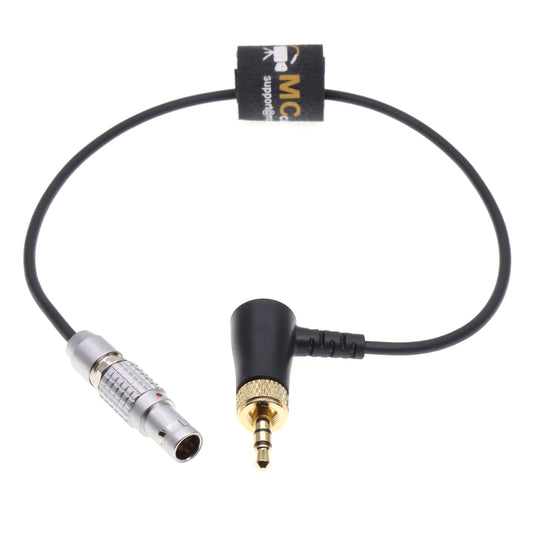 Timecode Cable Locking 3.5mm TRS Jack to 0B 5 Pin Male Time Code for Deity TC-1 for ARRI Alexa SXT/Sound Devices/Zaxcom Audio Recorder Camera