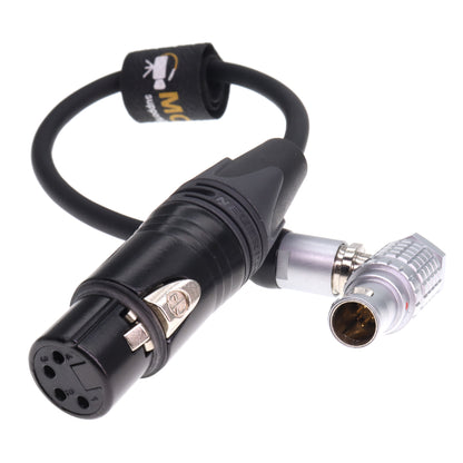 XLR 4 Pin Female to 1B 6 Pin Power Cable for DJI Ronin 2 Gimbal Stabilizer for Canon C300 MKIII C400 C500 Camera