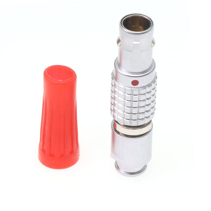 FGG 0B 2 3 4 5 6 7 9 12 Pin Aviation Connector, Push-pull Self-lock Fast Male Plug for Sony ARRI Camera Power Cable
