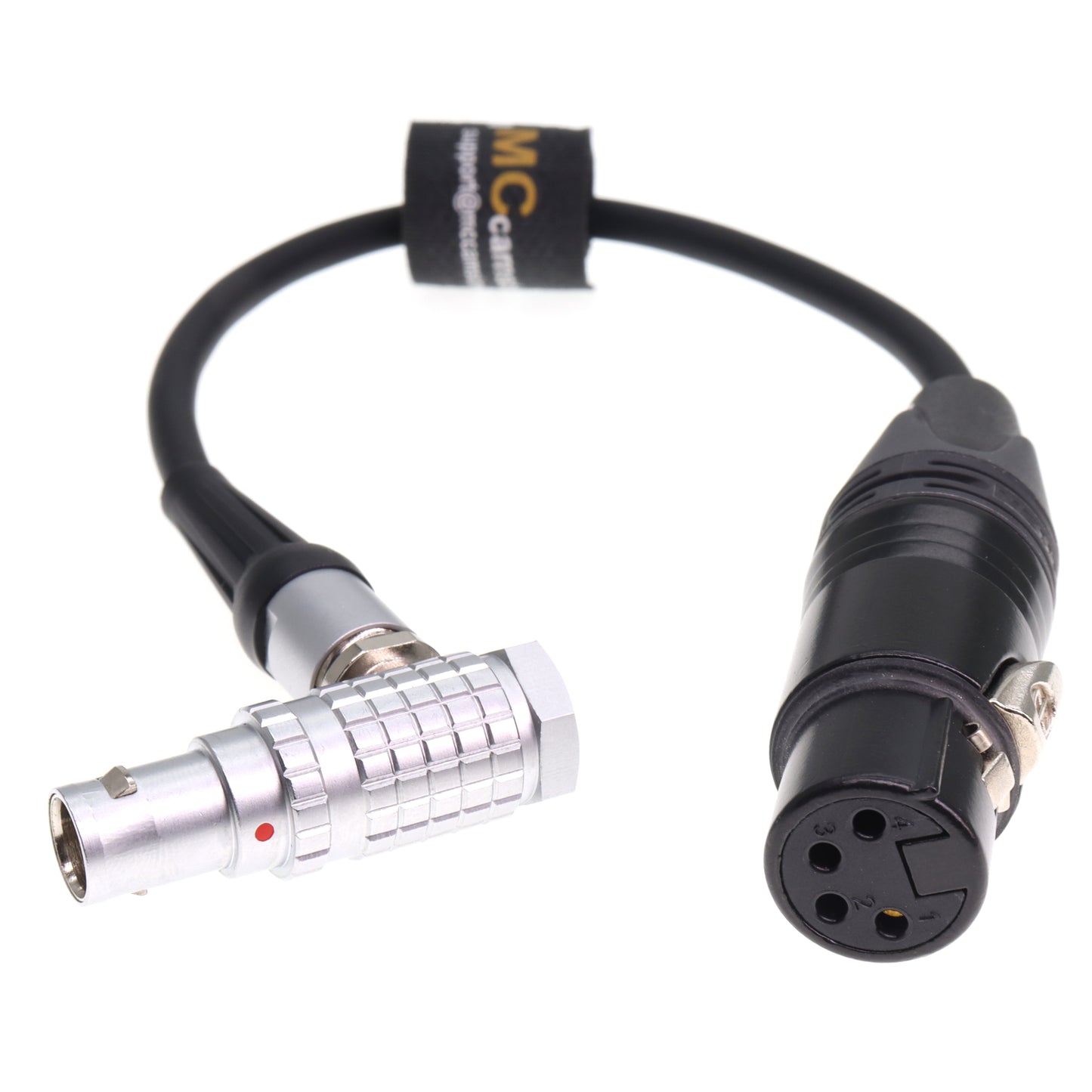 XLR 4 Pin Female to 1B 6 Pin Power Cable for DJI Ronin 2 Gimbal Stabilizer for Canon C300 MKIII C400 C500 Camera