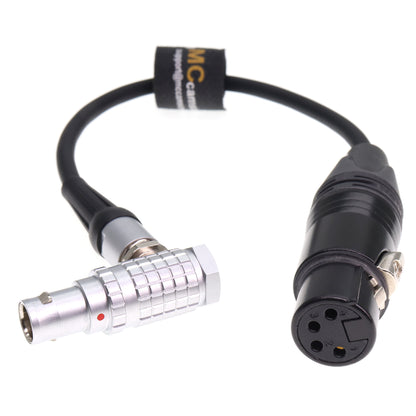 XLR 4 Pin Female to 1B 6 Pin Power Cable for DJI Ronin 2 Gimbal Stabilizer for Canon C300 MKIII C400 C500 Camera